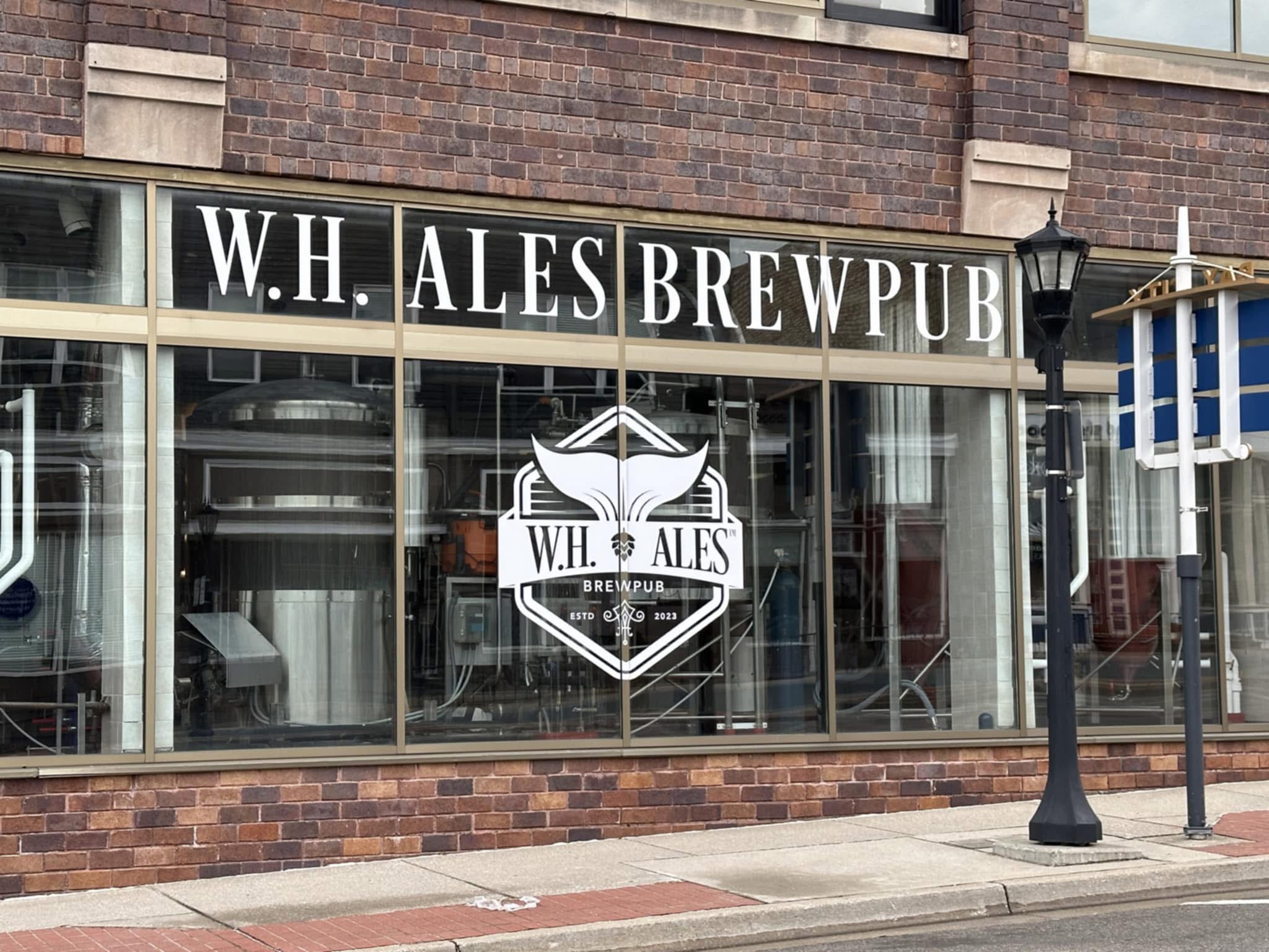 W.H. Ales Brewpub storefront in Bay City, MI